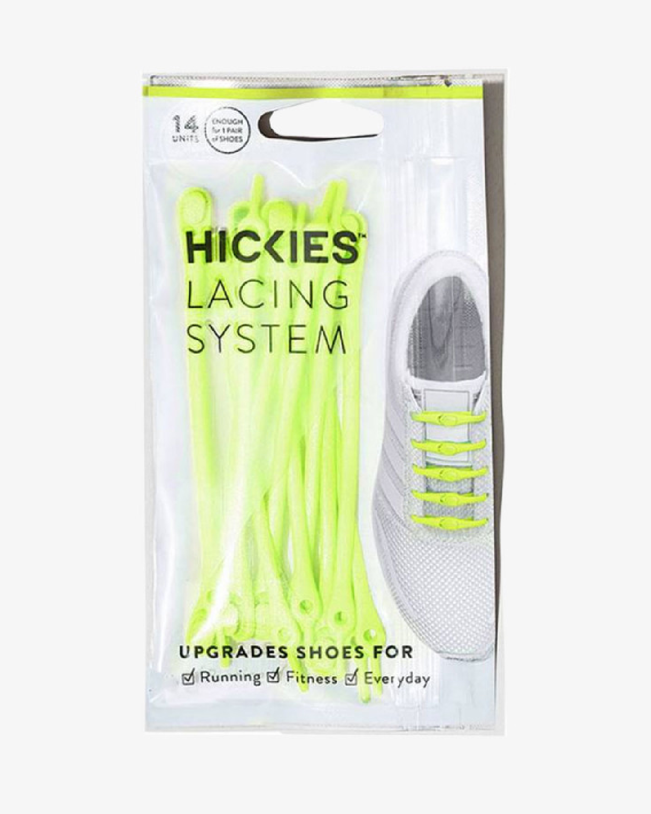 Image of Унисекс връзки за обувки HICKIES 2 NEON YELLOW